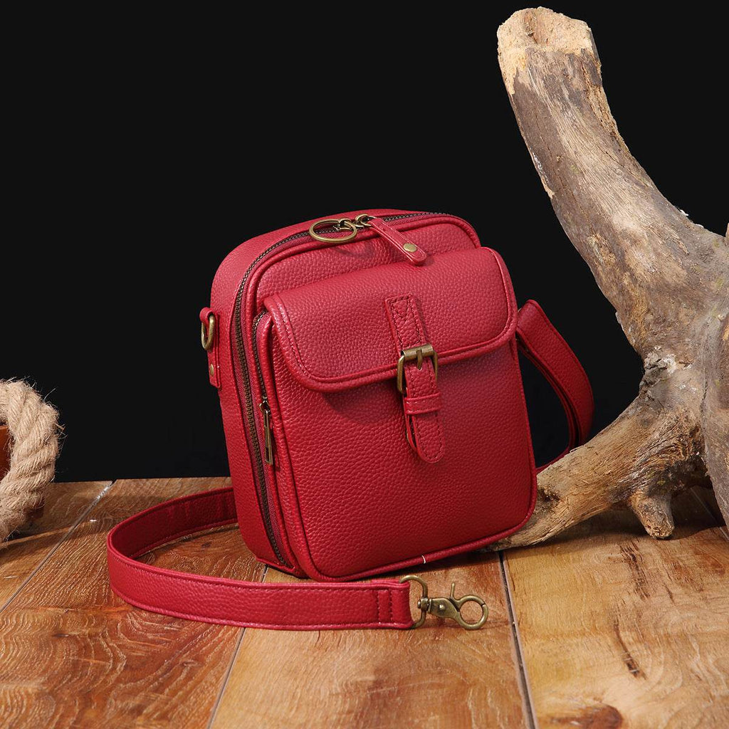 Unisex Vintage Large Capacity Messenger Bag Storage Bag  With 10 Card Inserts Casual Backpack Women's Bag Retro Backpack Large Capacity Travel
