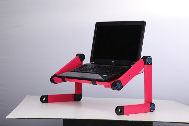 Laptop Table Stand With Adjustable Folding Ergonomic Design Stand Notebook Desk For Ultrabook Netbook Or Tablet With Mouse Pad null