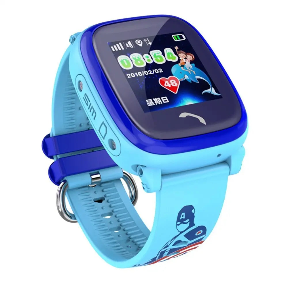 DF25 Children Waterproof Smart Watches Touch Screen Call for Rescue Remote Monitoring and Location Children's Telephone Watches null