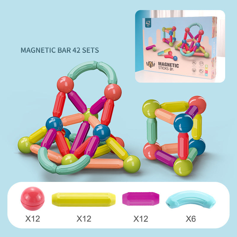 Baby Toys Magnetic Stick Building Blocks Game Magnets Children Set Kids Magnets For Children Magnetic Toy Bricks null