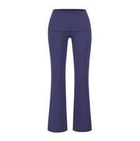 Low-rise Flared Jeans With A Turned-up Hem For A Slimming Look, Womens