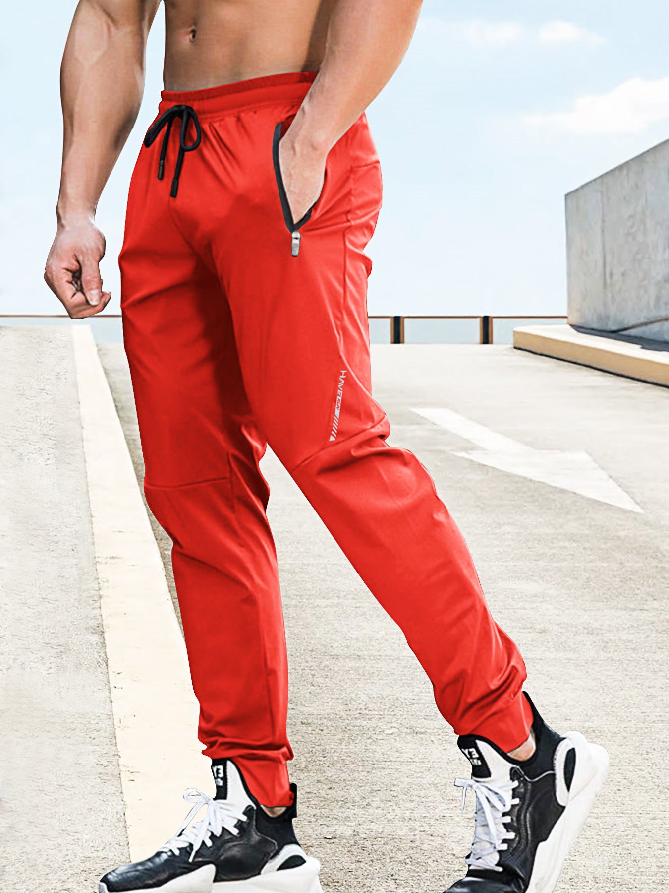 Loose Tappered Men's Sports Youth Casual Pants null