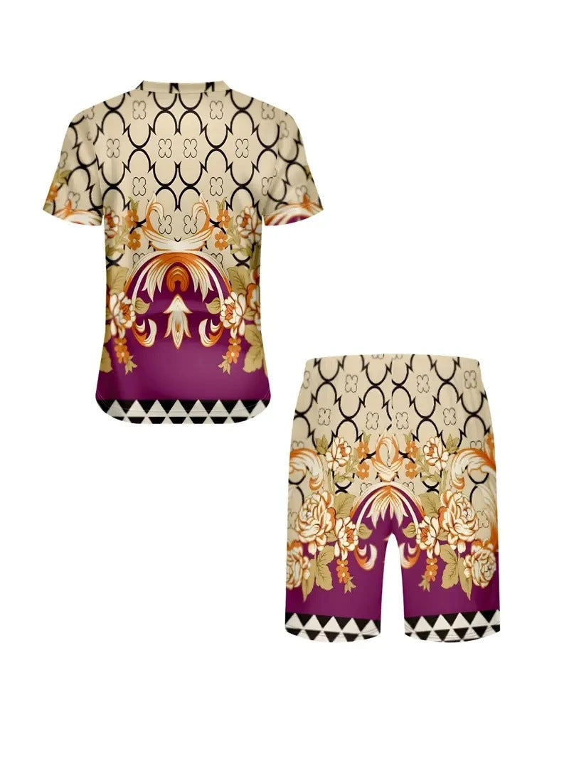 3d Printing Fashion Men's Casual Loose Outfit