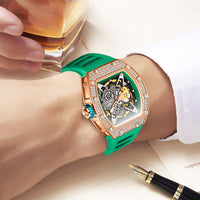 Fully-jewelled Automatic Mechanical Watch Men
