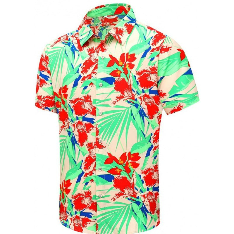 New SpringSummer Short Shirt Mens Top