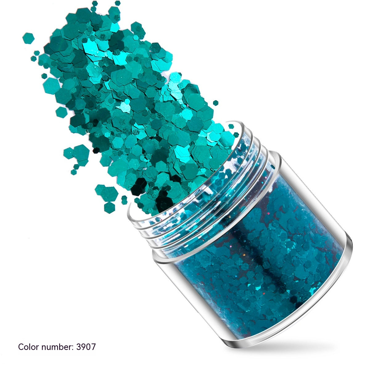 Green Manicure Set 12 Colors Mixed Nail Sequins Glitter Powder Gradient Laser Powder