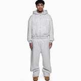 New Printed Street Fashion All-match Sweater Loose Straight Trousers Suit