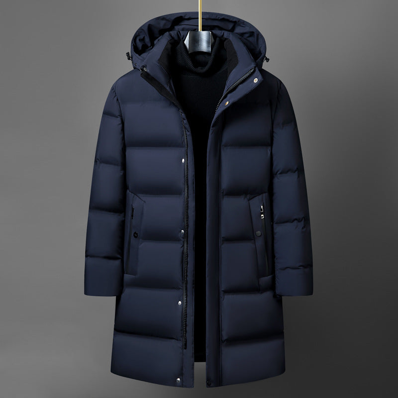 Men's Fashion Mid-length Thick Down Jacket Coat