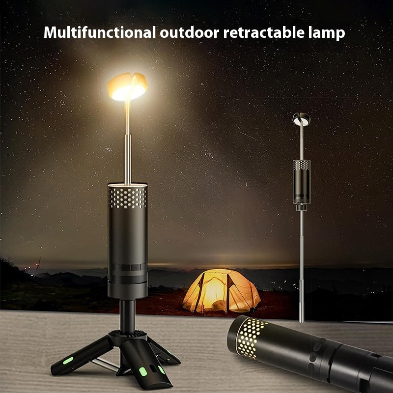 Outdoor Telescopic Camping Lantern Multi-function null