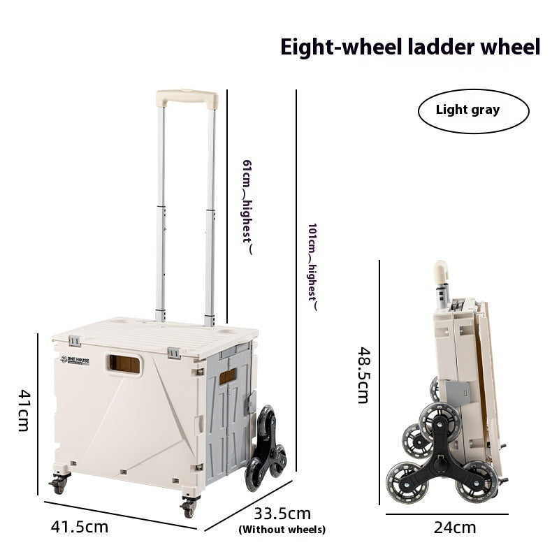 Household Portable Folding Supermarket Trolley null