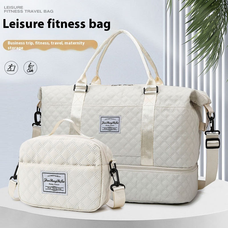 Gym Bag Dry Wet Separation Sports Handbag null