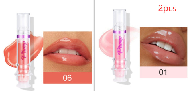 New Tube Lip Rich Lip Color Slightly Spicy Lip Honey Lip Glass Mirror Face Lip Mirror Liquid Lipstick null