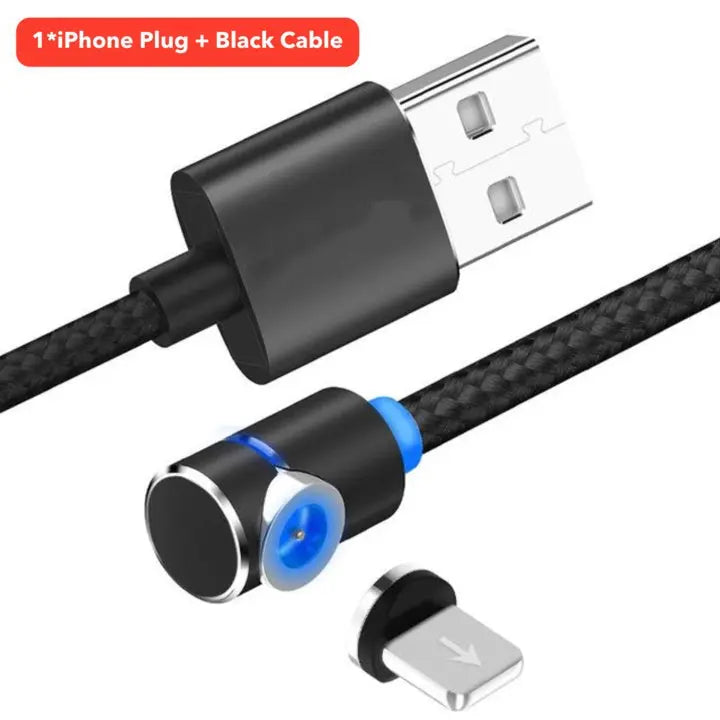 Magnetic Cable Micro Usb Cable 360 Degree Rotate Magnetic Charge Phone Charging Cord Wire null