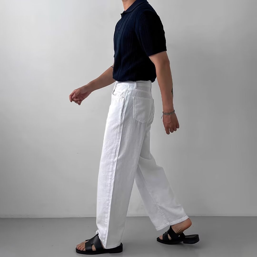 Fashion Men's Versatile Summer Hollow T-shirt