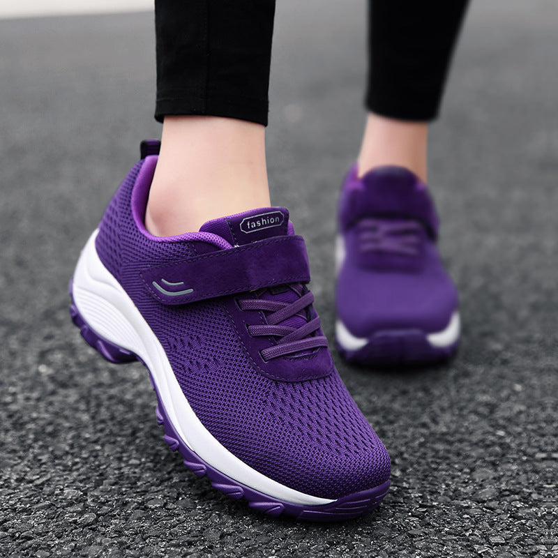 Running Shoes, Outdoor Key-step Sports Shoes, Thick-soled Height-increasing Shoes null