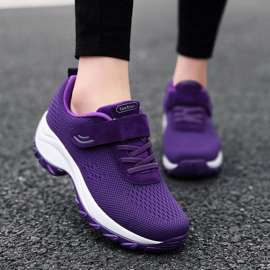 Running Shoes, Outdoor Key-step Sports Shoes, Thick-soled Height-increasing Shoes null