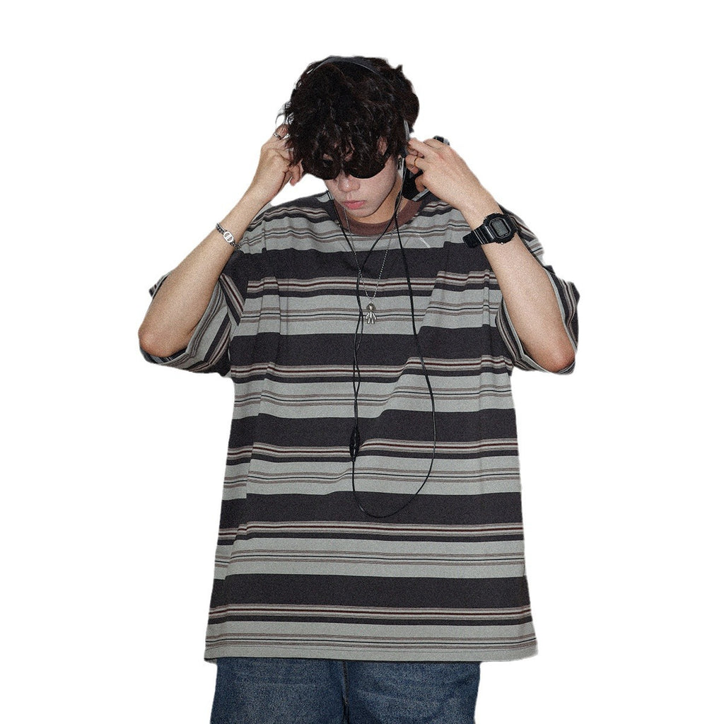 American Lovers Wild Loose Bottoming Shirt Half Sleeve Tee