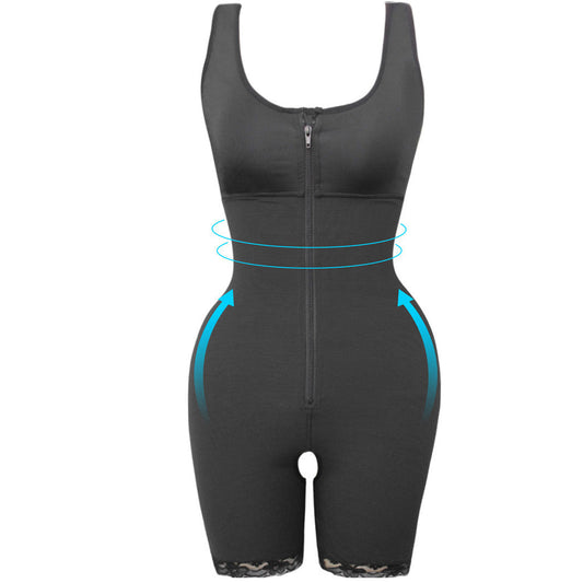 Women's Zipper Slimming Bodysuit Shapewear null