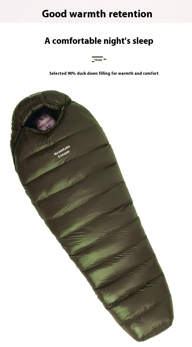 Ultralight Mummy Down-filled Sleeping Bag null