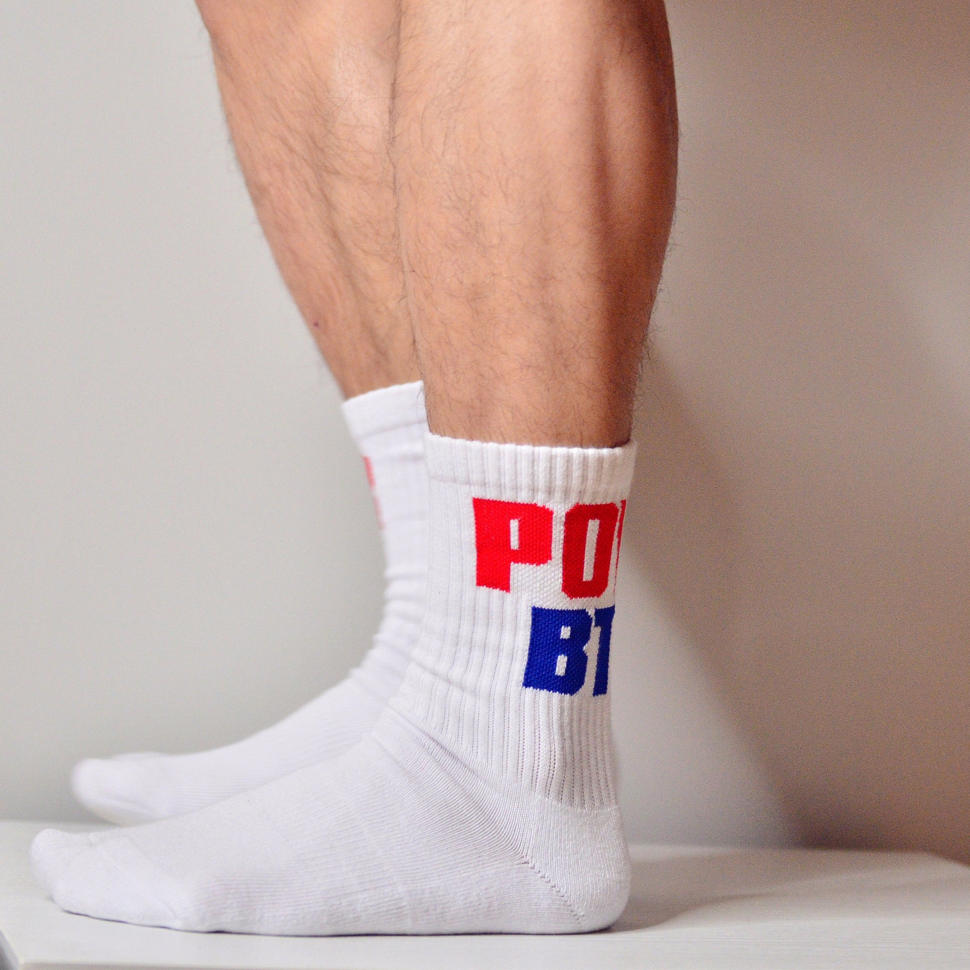 Sports and fitness socks with high top Terry bottom null