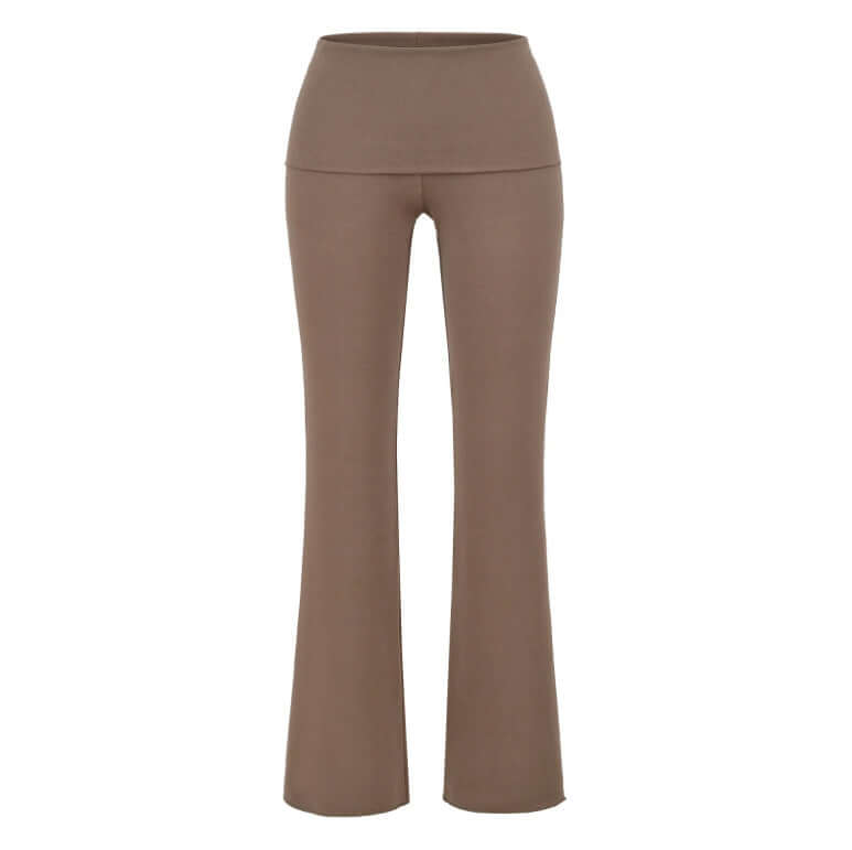 Low-rise Flared Jeans With A Turned-up Hem For A Slimming Look, Womens