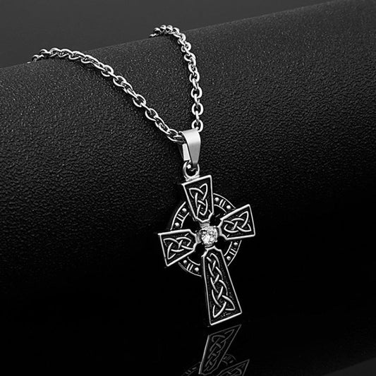 Fashion Personality Pattern Men's Cross Necklace null