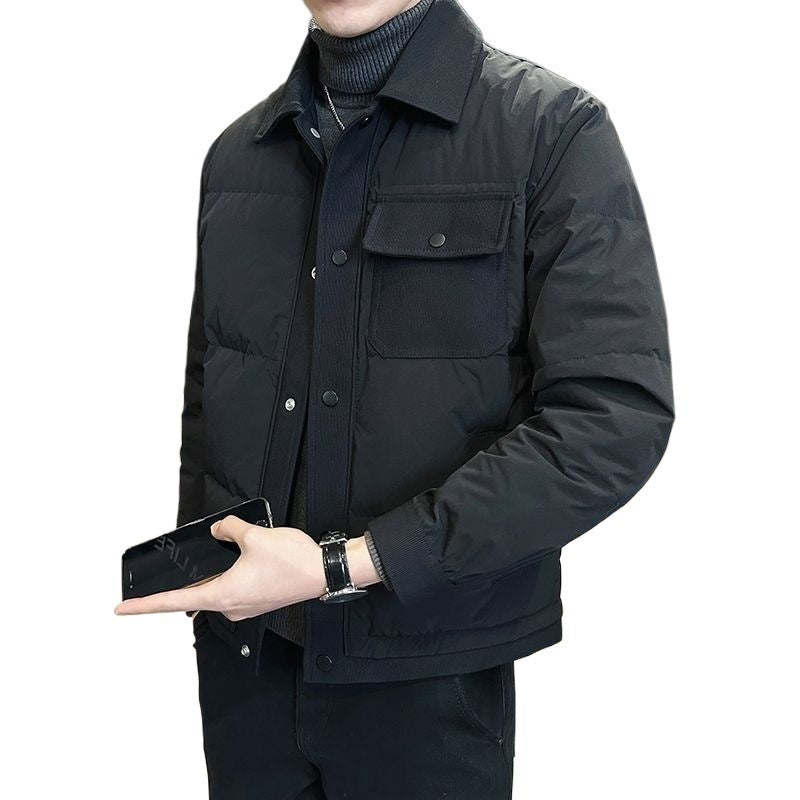 Men's Fashion Personalized Fashionable All-match Down Jacket
