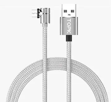 Magnetic Cable Micro Usb Cable 360 Degree Rotate Magnetic Charge Phone Charging Cord Wire null