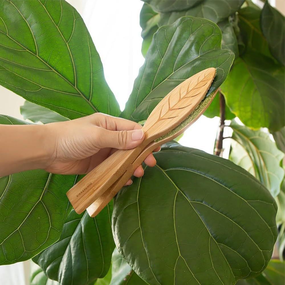 Creative Potted Portable Handheld Leaves Cleaning Brush null