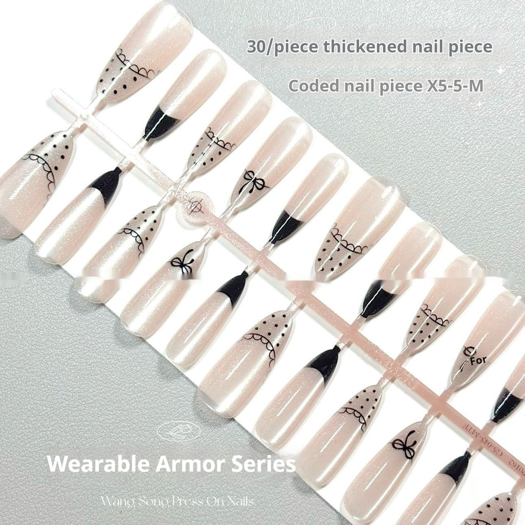 Lace Skirt Bow Simple Cat Eye Polka Dot Pure Want To Wear Armor