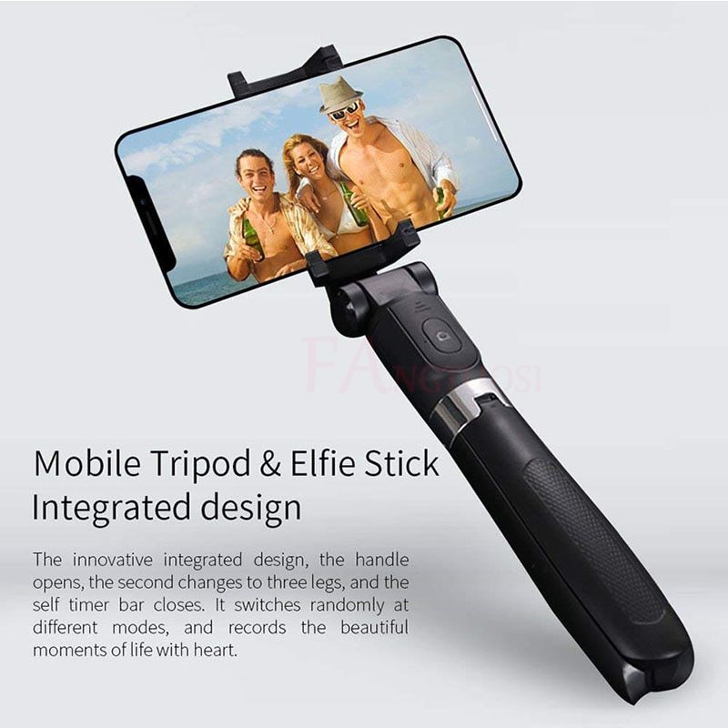 Compatible with Apple, Tripod Selfie Stick Mobile Universal Live Triangle Bracket One Bluetooth Selfie Artifact null