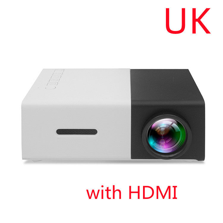 Portable Projector 3D Hd Led Home Theater Cinema HDMI-compatible Usb Audio Projector Yg300 Mini Projector null