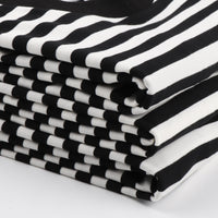 Striped Short Sleeve Simple Men's Versatile T-shirt Loose Top Half Sleeve Slim Striped Navy Skirt