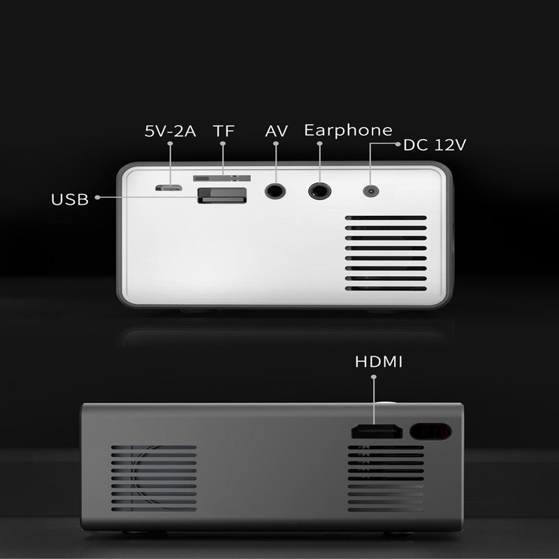 Home Office T300 Projector HD 1080P Miniature Mini Projector null