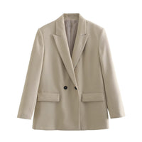 Womens Tailored Double Breasted Blazer