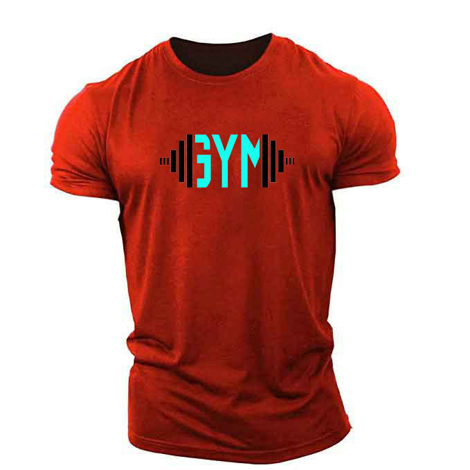 Popular Male Style GYM Muscle Brother Short Sleeves null