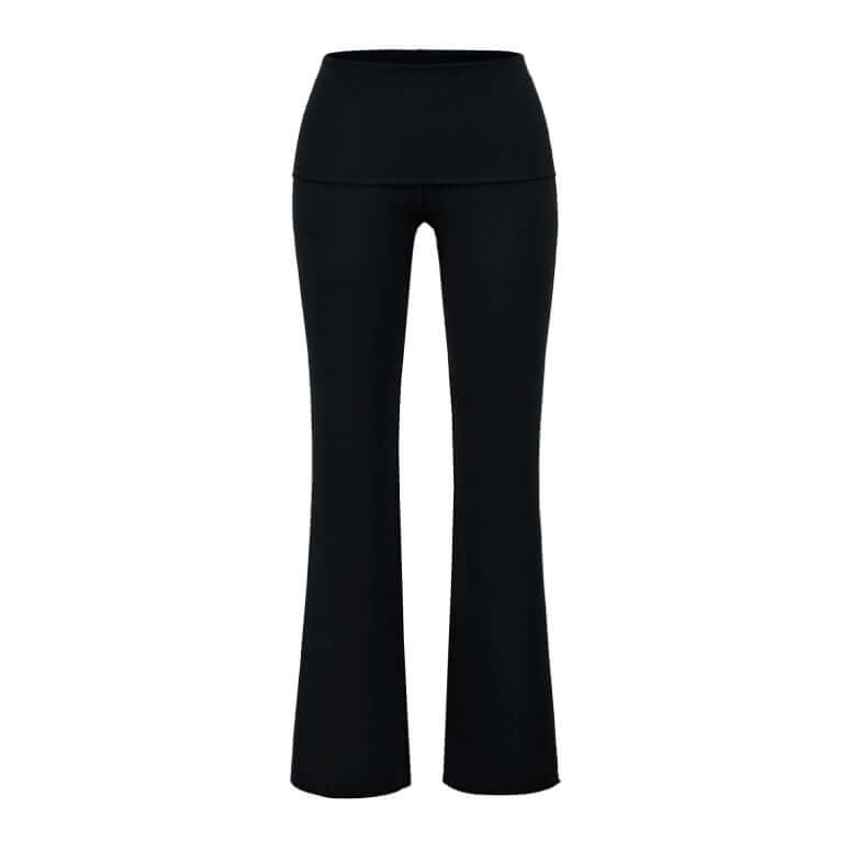Low-rise Flared Jeans With A Turned-up Hem For A Slimming Look, Womens
