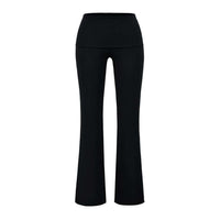Low-rise Flared Jeans With A Turned-up Hem For A Slimming Look, Womens