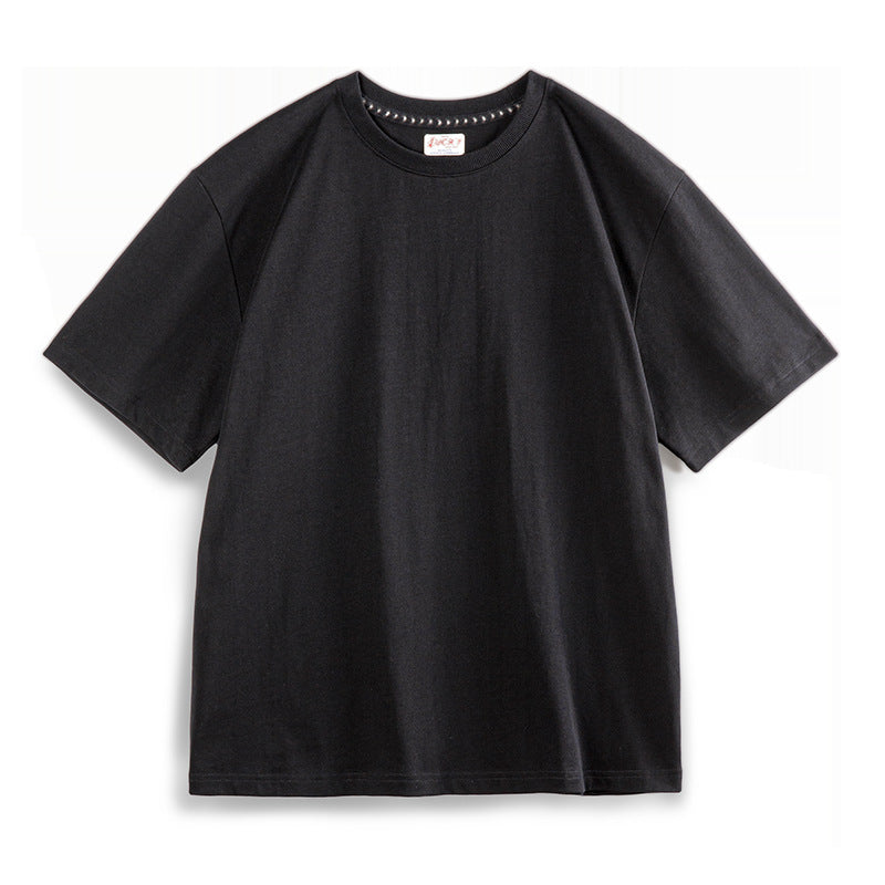 American Retro Dragon Ziling Machine Embroidery T-shirt