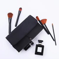 [Makeup Brush Organizer Bag] Large Capacity Makeup Brush Organizer Bag - Multi-Functional Korean Style Portable Cosmetic Pouch for Students