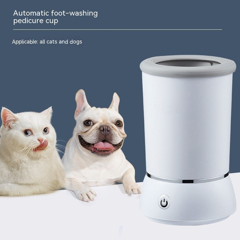 Pet Paw Cleaning Cup Automatic Foot Washing Dogs And Cats Electric Cleaning Device null