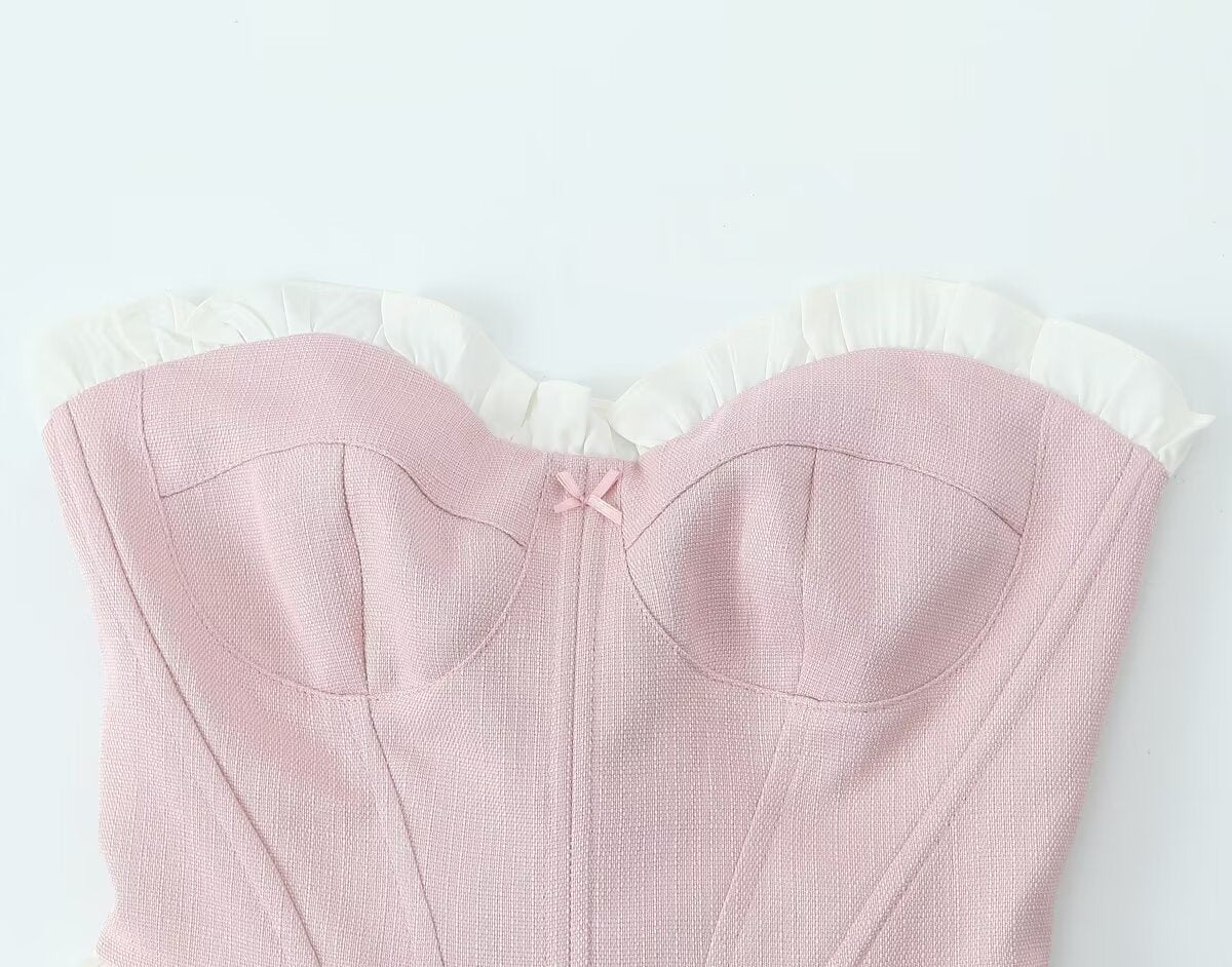 Women's Bandeau Slim-fit Small Top