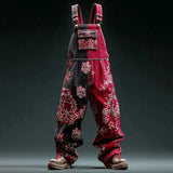 Versatile Straight Leg Denim Overalls