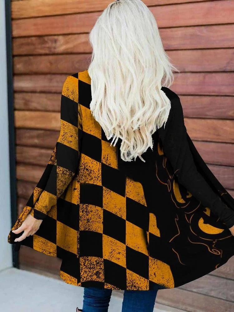 New Autumnwinter Casual Jacket With A Printed Design