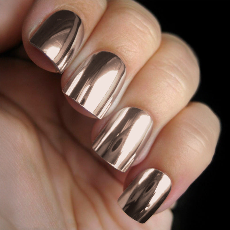 Nail Stickers Multi-color Mirror Metal Texture