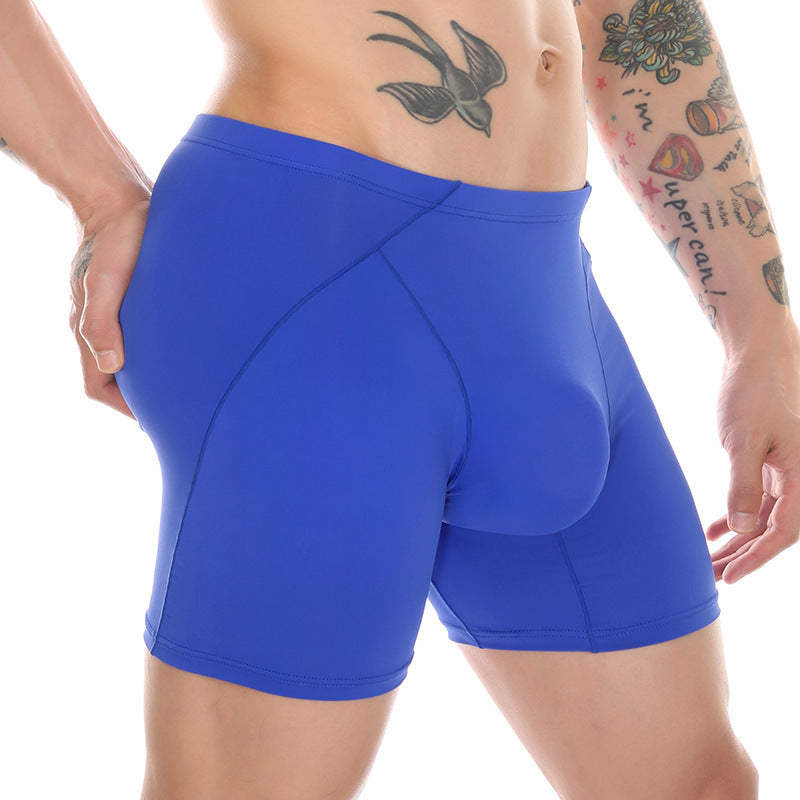 Ice Silk Boxer Sports And Fitness Shorts null