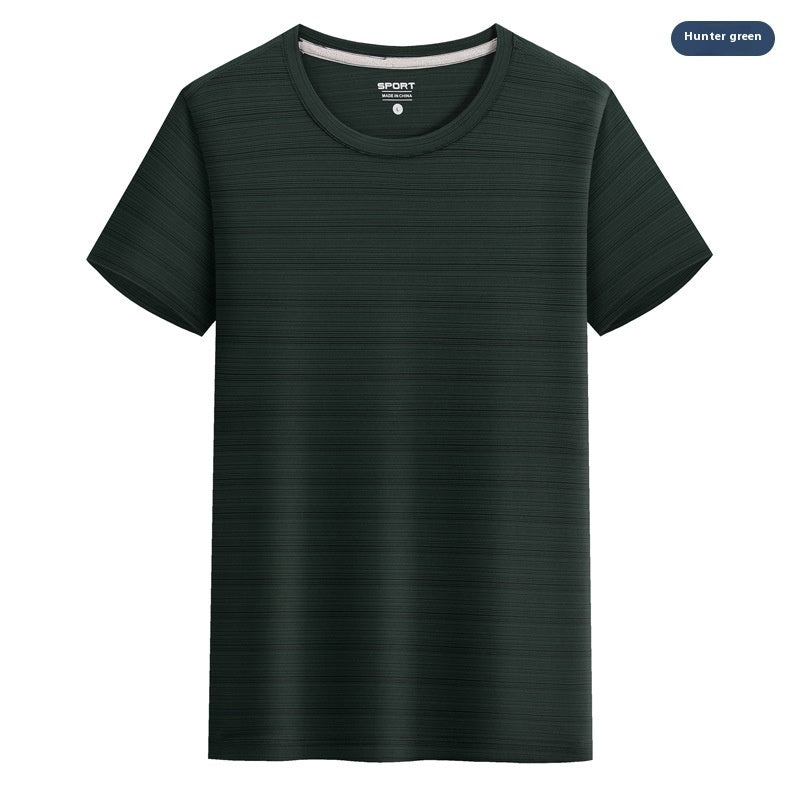 Crystal Silk Round Neck Quick-drying T-shirt