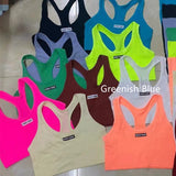 Sports Yoga Suit With Chest Pad Shockproof Beauty Back Hip Withdraw Stretch Sports Women's Shorts