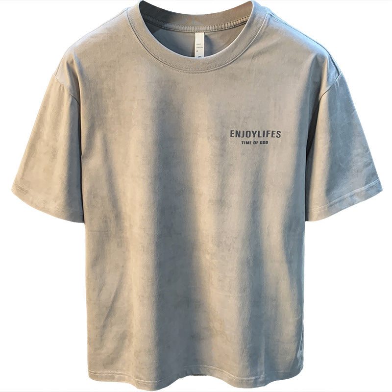 Men's Retro Snowflake Casual Short Sleeve