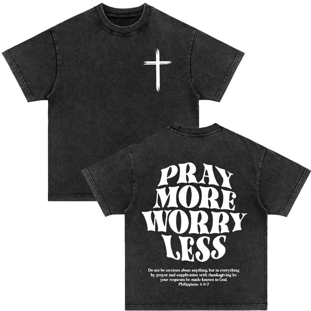 An Sngth Bible Verse Retro Washed T-shirt